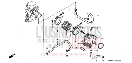 INTAKE MANIFOLD VT600CW de 1998